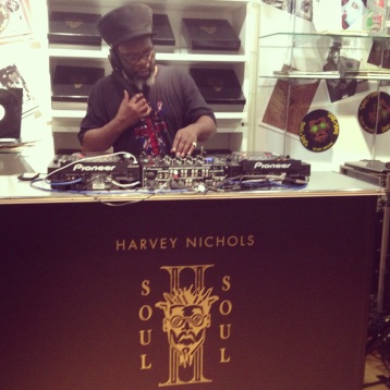 Jazzie B in Harvey Nichols launching The Classics Collection. Photo: Supersleen instagram
